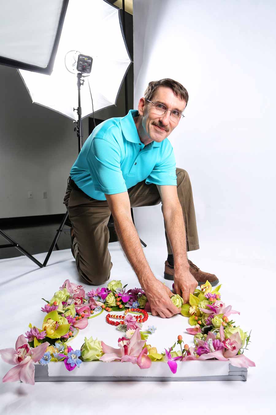 March 2014: Bob Tucker definitely drives Miss Daisy’s Flowers and Gifts, the downtown Leesburg business that’s first choice of brides in Lake County. Bob really blossomed when the Florida State Florists Association named him Designer of the Year.